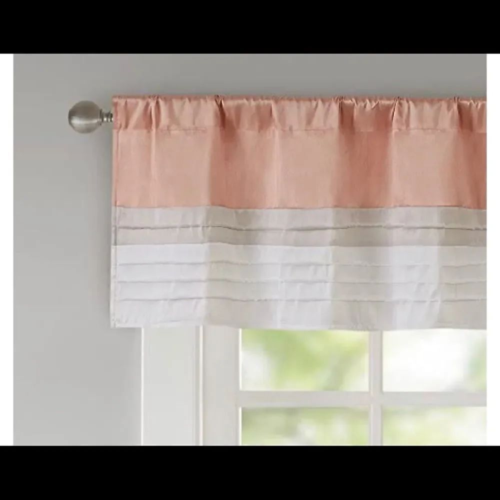 Rod Pocket Valance Window Curtain 50"x18", 1-Panel Pack - Picture 2 of 5